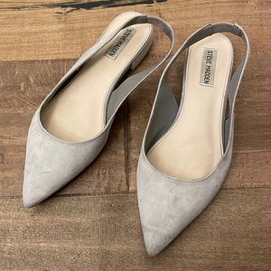Grey Steve Madden Flats